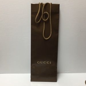 Authentic GUCCI Glossy Gift Bag 18" x 6.75" x 1.7"